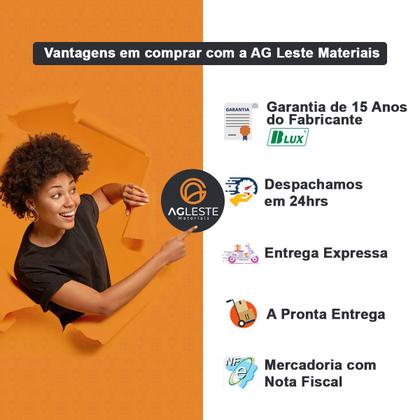 Imagem de Cj interruptor paralelo vertical 4x2 - recta areia gloss - brg10875-8ar