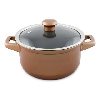 Imagem de Cj Panelas de Cerâmica Duo Smart 5 Peças Cobre - Ceraflame