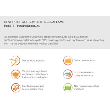 Imagem de Cj Panelas de Cerâmica Duo Smart 5 Peças Cobre - Ceraflame