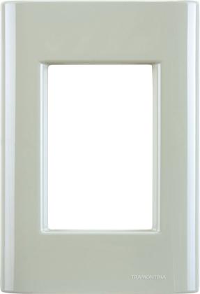 Imagem de Cj Placa Dois Interruptor Duplo Giz Verde Ardósia Tramontina completo pronto