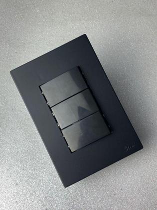 Imagem de Cj Triplo(2Paralelo+1Simples) 4X2 - Recta Home Grafite Fosco