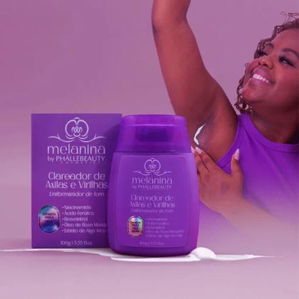 Imagem de Clareador Axilas e Virilhas Melanina 100g  PhálleBeauty