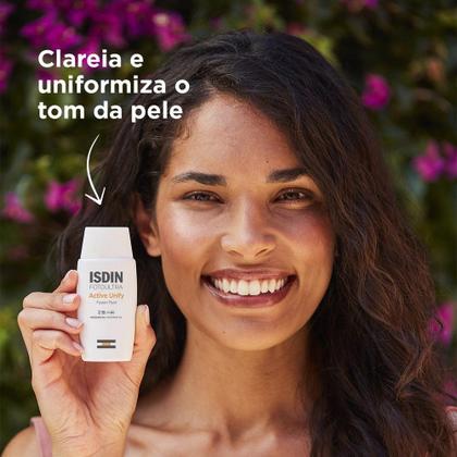 Imagem de Clareador e Protetor Solar ISDIN Active Unify sem cor FPS99