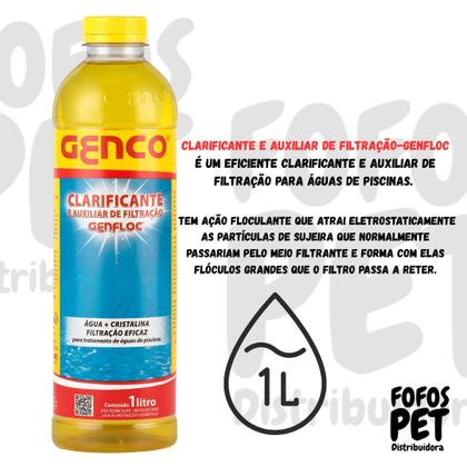 Imagem de Clarificante e Auxiliar de Filtração Genco Genfloc 1L