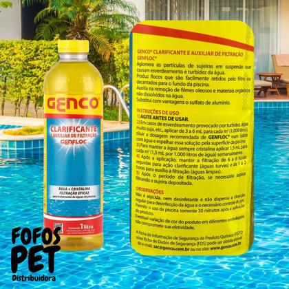 Imagem de Clarificante e Auxiliar de Filtração Genco Genfloc 1L