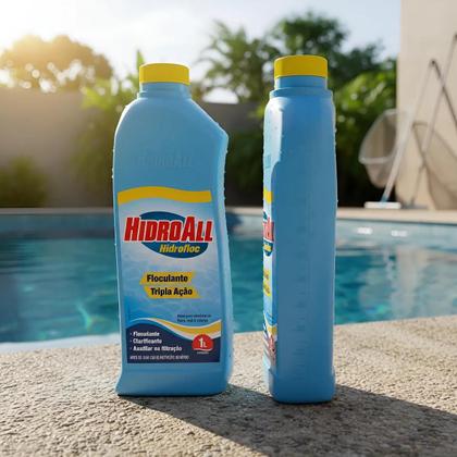 Imagem de Clarificante Floculante Hidrofloc Hidroall Para Piscinas 1 L