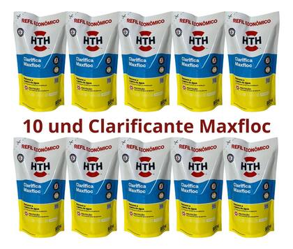 Imagem de Clarificante Hth Maxfloc Floculante Aux. Filtr 10 Refis