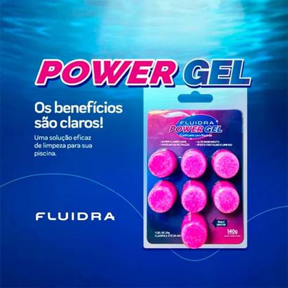 Imagem de Clarificante Power Gel 140g Com 7 Pastilhas 212037 FLUIDRA