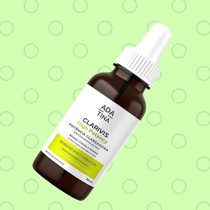 Imagem de Clarivis High Potency Sérum Clareador Mancha Melasma Renova pele rosto face melanina uniforme iluminada.