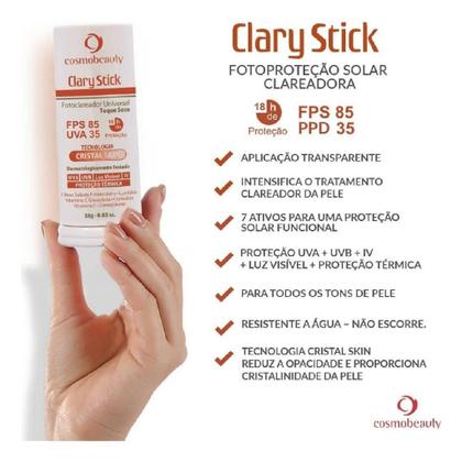 Imagem de Clary Stick Fps85 Cosmobeauty 18g