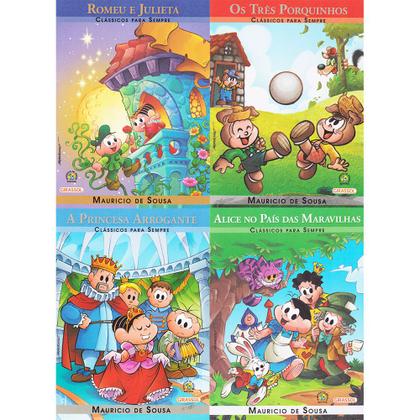 Imagem de Clássicos Para Sempre Com Turma Da Mônica Coleção em 14 Volumes Contos de Fadas