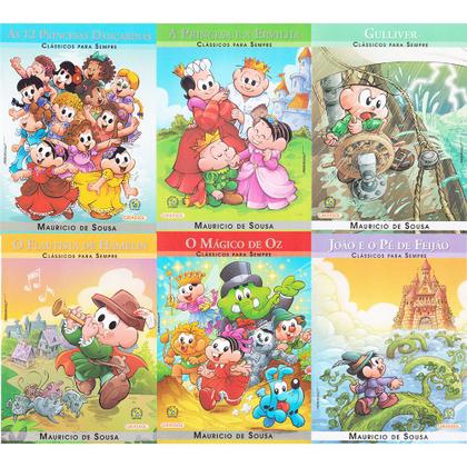 Imagem de Clássicos Para Sempre Com Turma Da Mônica Coleção em 14 Volumes Contos de Fadas