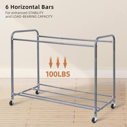 Imagem de Classificador de roupas STORAGE MANIAC 4 Section 181L com rodas pretas