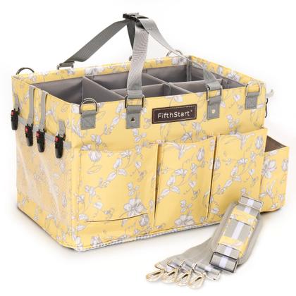 Imagem de Cleaning Caddy FifthStart Multiuso Amarelo Floral 38x25x20 cm