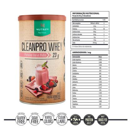 Imagem de CleanPro Whey 450g Nutrify