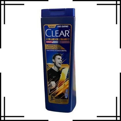 Imagem de Clear Men Shampoo anticaspa Sports limpeza profunda