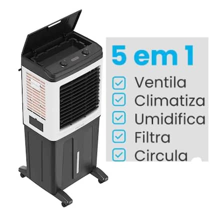 Imagem de Climatizador Ar Frio Umidificdor Portátil Ventisol 80litros