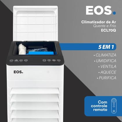 Imagem de Climatizador de Ar EOS 7 Litros 5 em 1 Quente e Frio ECL70Q 110V