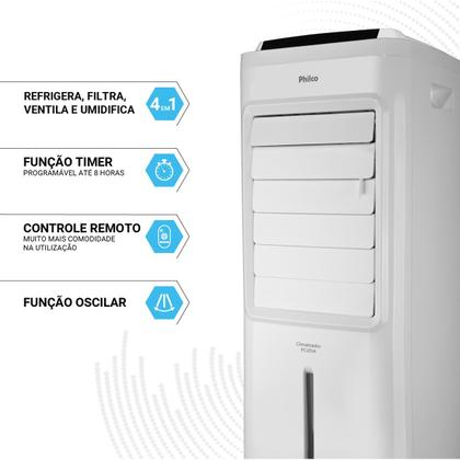 Imagem de Climatizador de Ar Philco 4 em 1 PCL05A com 3 Velocidades e Função Timer