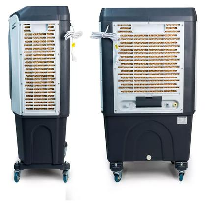 Imagem de Climatizador e umidificador de ar portátil 4 funções zellox 70 litros cinza 127v