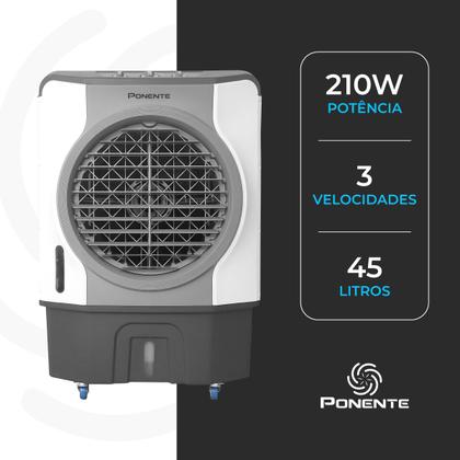Imagem de Climatizador Evaporativo de 45 Litros Turbo45 Ponente