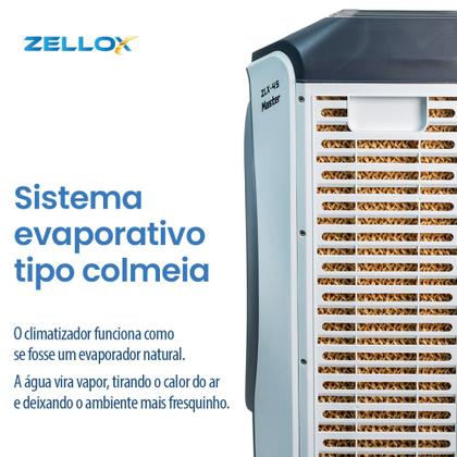 Climatizador Evaporativo De Ar Frio Portátil 45l Potente 110V
