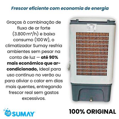 Climatizador Sumay 3 Em 1 Premium 17 Litros Smcd Branco 127V ...
