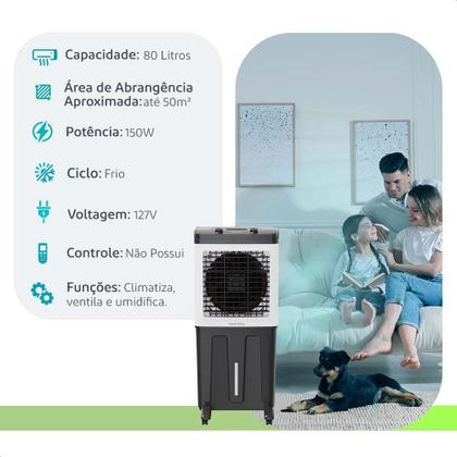 Imagem de Climatizador - Ventisol - 80 Litros - Nacional Industrial 150W - 127V