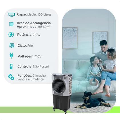 Imagem de Climatizador - Ventisol - Industrial - Cli100 Pro - 100 Litros - 110V Monofásico