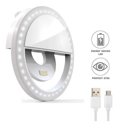 Imagem de Clipe Anel Luz - Selfie Ring Light Flash Celular Universal