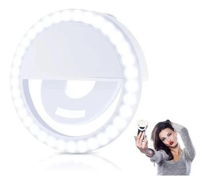 Imagem de Clipe Anel Luz - Selfie Ring Light Flash Celular Universal