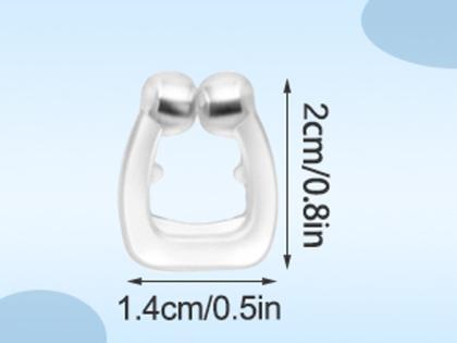 Imagem de Clipe Nasal Anti Ronco Aparelho Para Nariz Dispositivo Para Ronco e Apneia Dilatador Magnético