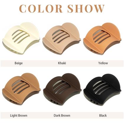 Imagem de Clipes de cabelo TIME&TRAVE Large Square Flat para mulheres x4