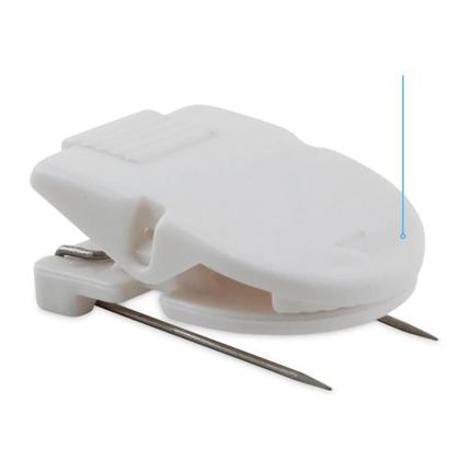 Imagem de Clipes de Cubículo Branco C/20 Unidades