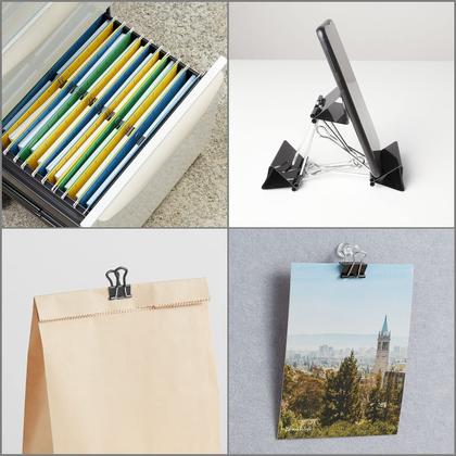 Imagem de Clipes de encadernação Staples 480114 Small Metal Black 19 mm 144/pacote