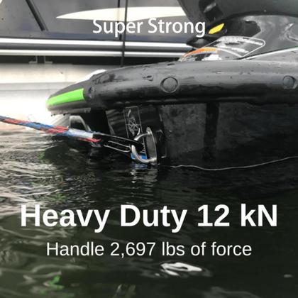 Imagem de Clipes de mosquetão GABBRO Heavy Duty 12kN (1224 kg) em alumínio, pacote com 4