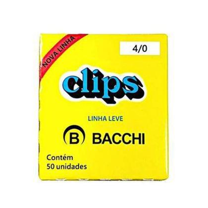 Imagem de Clips galvanizado 4/0 50un - linha leve- bacchi