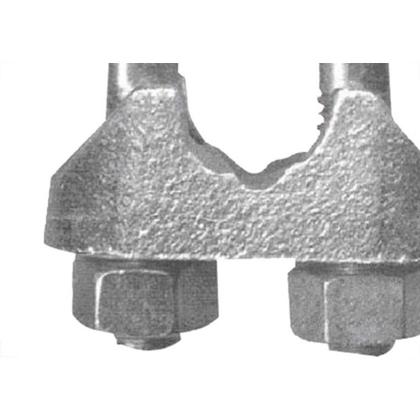 Imagem de Clips P/Cabo Aco Leve Fisch. F 1/2 - Kit C/10 PC