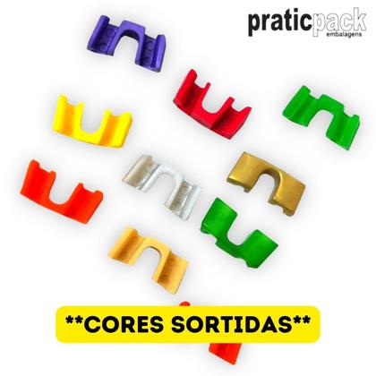 Imagem de Clips Suporte Adaptador para Hashi Pega Hashi Cores Sortidas PraticPack - CX 1000 Unidades