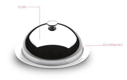 Imagem de Cloche Brinox Arienzo Ø 24 cm Em Aço Inox
