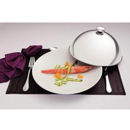 Imagem de Cloche Tramontina Service Em Aço Inox 24,5 Cm De Diâmetro Tampa Cobrir Alimentos 61427240