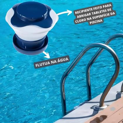 Imagem de Clorador Flutuante Max NetPool  Dosador de Pastilhas de Cloro para Piscina