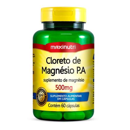 Imagem de Cloreto de Magnésio P.A 500mg Maxinutri 60 Cápsulas