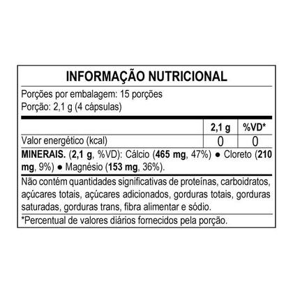 Imagem de Cloreto de Magnésio P.A. 600mg 60 Cáps - ApisNutri