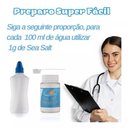 Imagem de Cloreto De Sódio Em Pó Sem Iodo Para Lavagem Nasal 100mg
