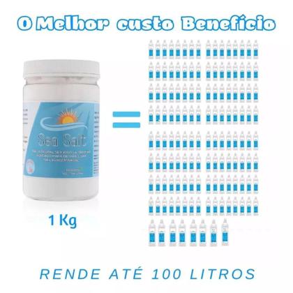 Imagem de Cloreto De Sódio Lavagem Nasal 1kg + Frasco Limpador 250ml