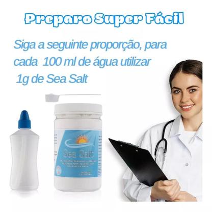 Imagem de Cloreto De Sódio Para Lavagem Nasal Soro Em Pó 1kg