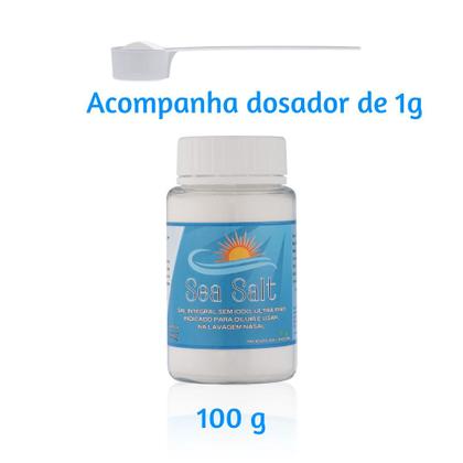 Imagem de  Cloreto de Sódio Sal Para Lavagem Nasal 100 G Cada Kit Com 3