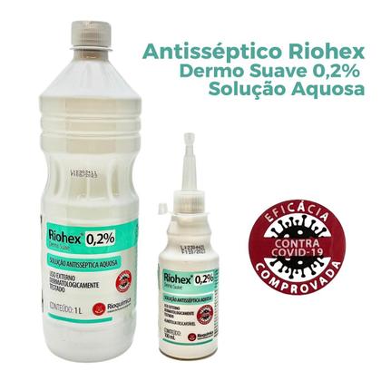 Imagem de Clorexidina Aquosa 0,2% Rioquímica 1 Litro Antisséptica