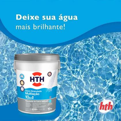 Imagem de Cloro Aditivado Mineral Brilliance 10 em 1 - HTH 10Kg